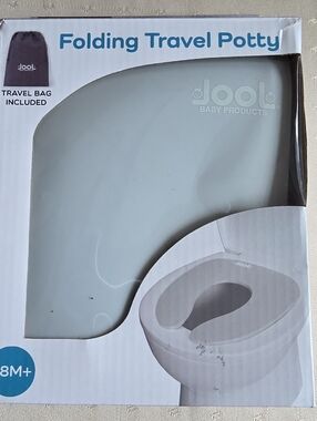 Jool Folding Travel Potty — Light Gray Portable Kids Potty